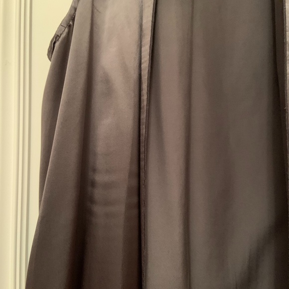 SAKS silk sleeveless cardigan - Picture 3 of 4